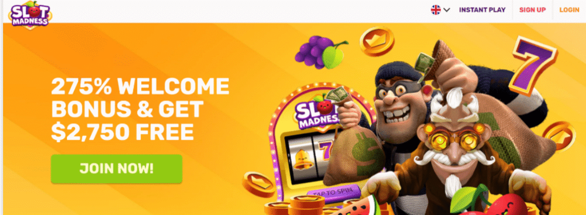Slot Madness Sister Sites No Deposit Bonuses
