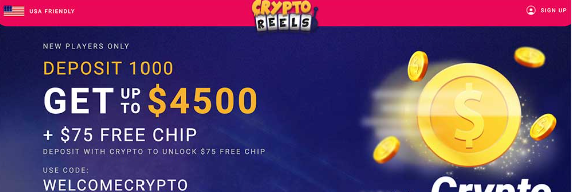 Crypto Reels Casino Sister Sites No Deposit Bonus